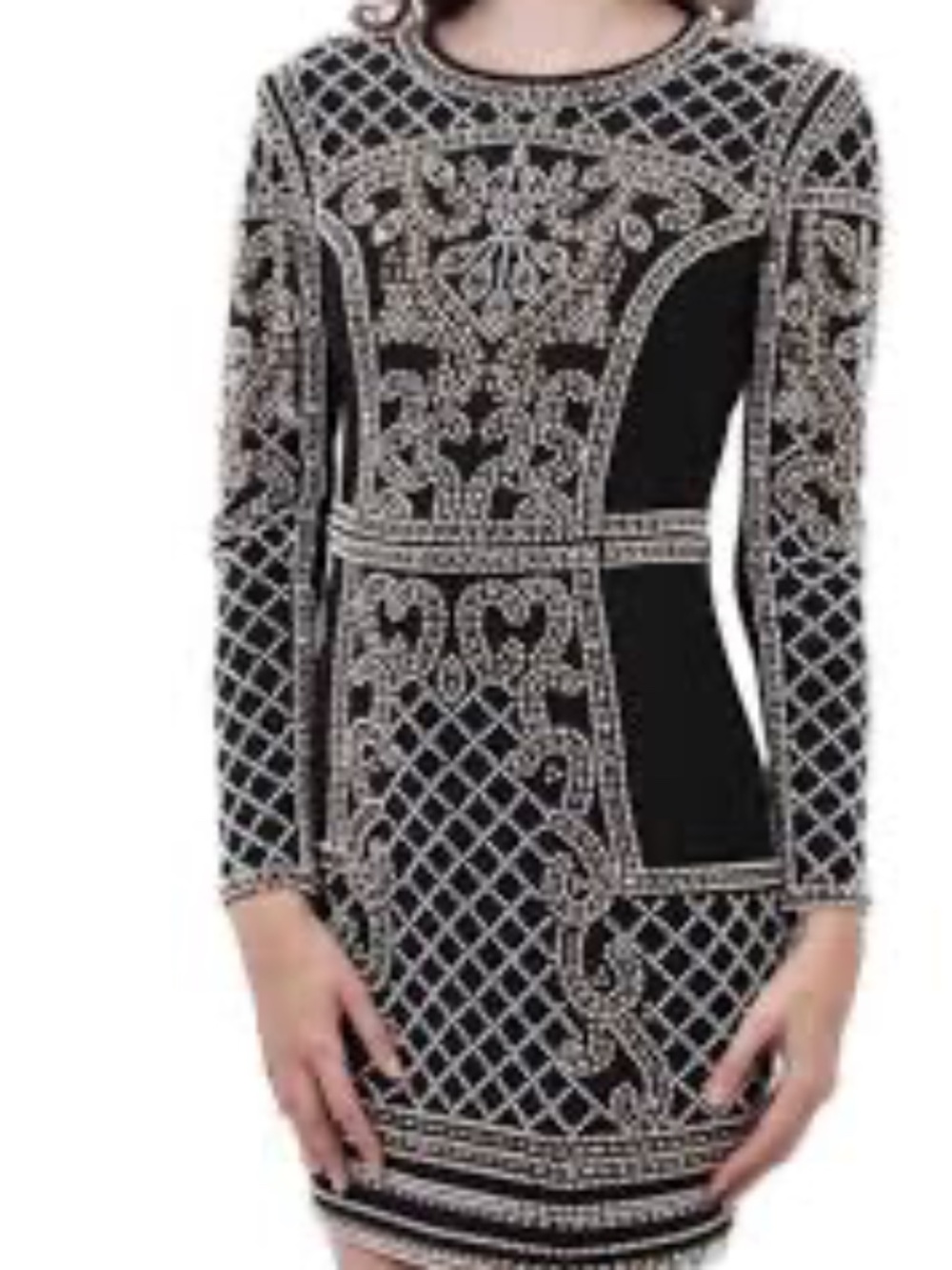 NWT Xscape Beaded Dress, size 6